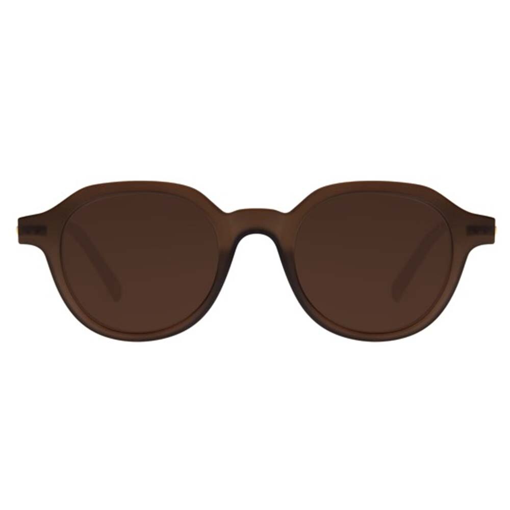 Lentes De Sol Alok Redondo - Unisex Marrón/Marrón