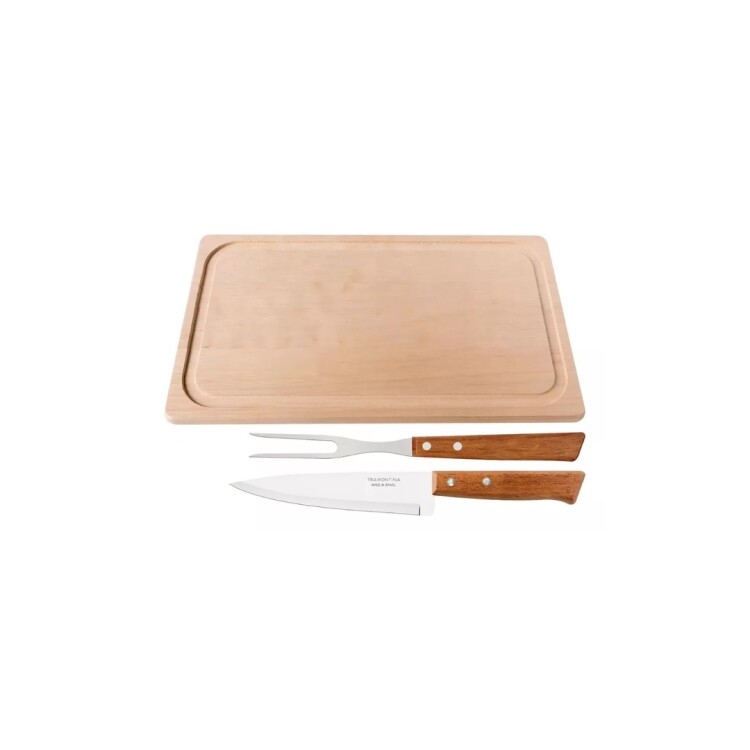 KIT ASADO TRAMONTINA 3 PIEZAS KIT ASADO TRAMONTINA 3 PIEZAS