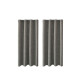 Cortina 100% Blackout 2 Paños Lumax Textura Lino 140x220cm Gris