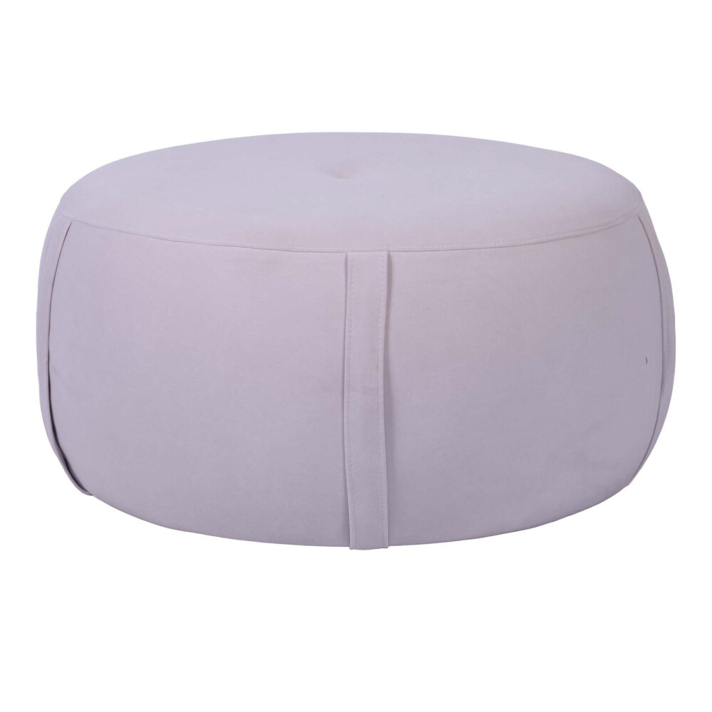 PUFF TELA NATURAL-BEIGE OLTEN BEIGE CLARO