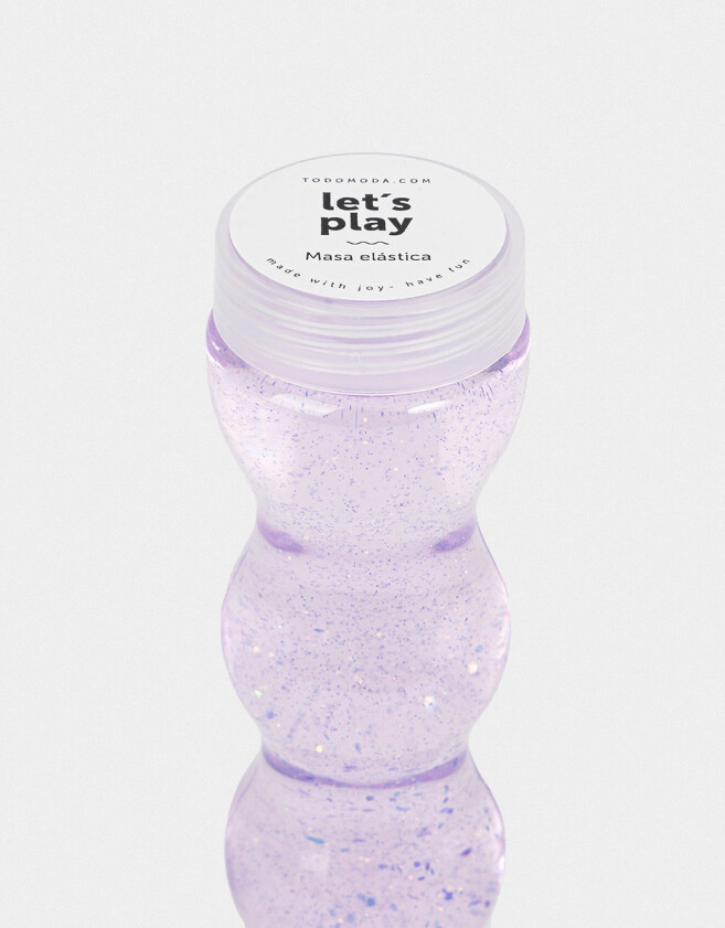 Lúdico Glitter Slime Con Glitter - Violeta Lila