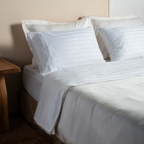 JGO SÁBANAS KING ALGODON BLANCO HOTELERAS 500 HILOS