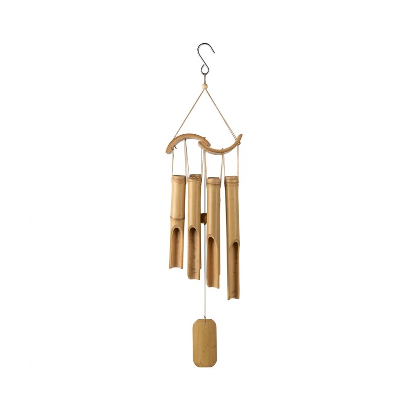 CAMPANA DE VIENTO BAMBU BEIGE 75CM Unica