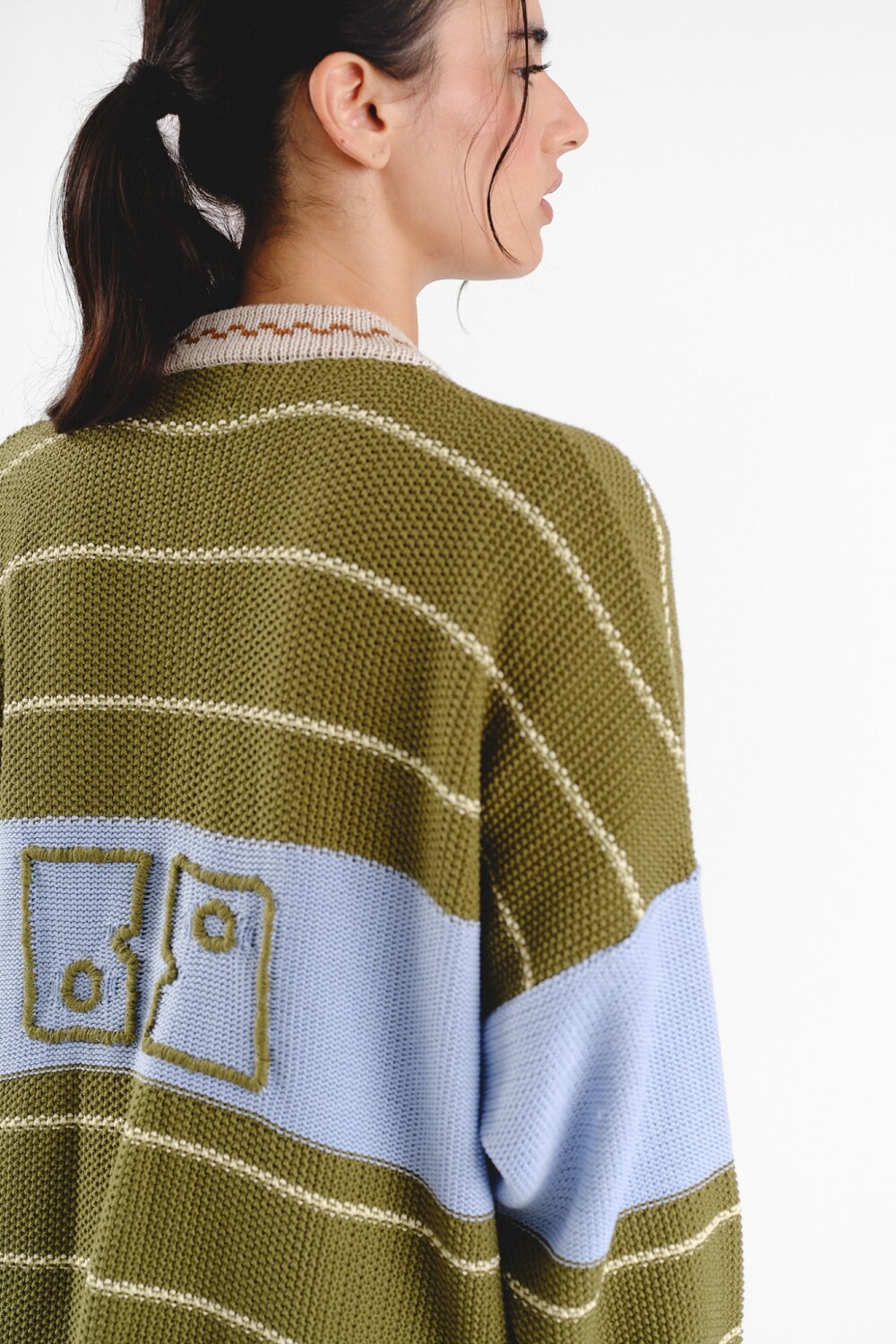 Cardigan Glory SS27 PRE ORDER Verde
