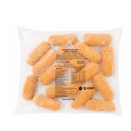 CROQUETA PAPA, JAMÓN Y QUESO 1KG CROQUETA PAPA, JAMÓN Y QUESO 1KG