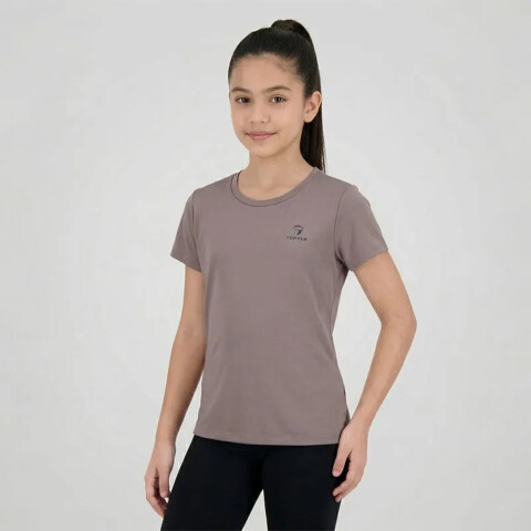 T-SHIRT BASIC GIRLS TRNG ROSA STOOL