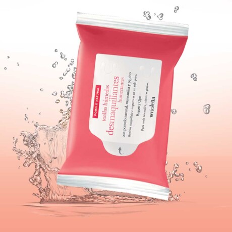 Toallas Desmaquillantes Violetta Pomelo Natural 25 unidades Toallas Desmaquillantes Violetta Pomelo Natural 25 unidades