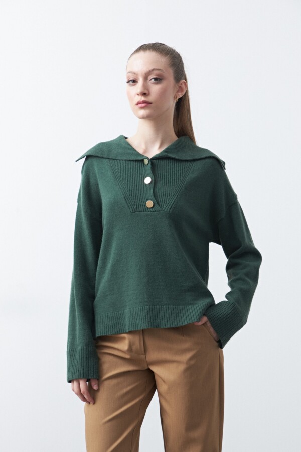 SWEATER APUS Verde Botella