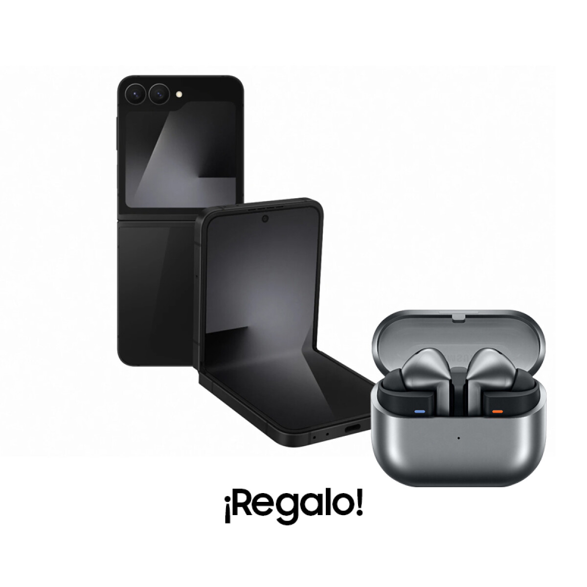 Samsung Galaxy Z Flip7 FE 5G 256 GB - Jet Black + Galaxy Buds3 PRO ¡De Regalo! 