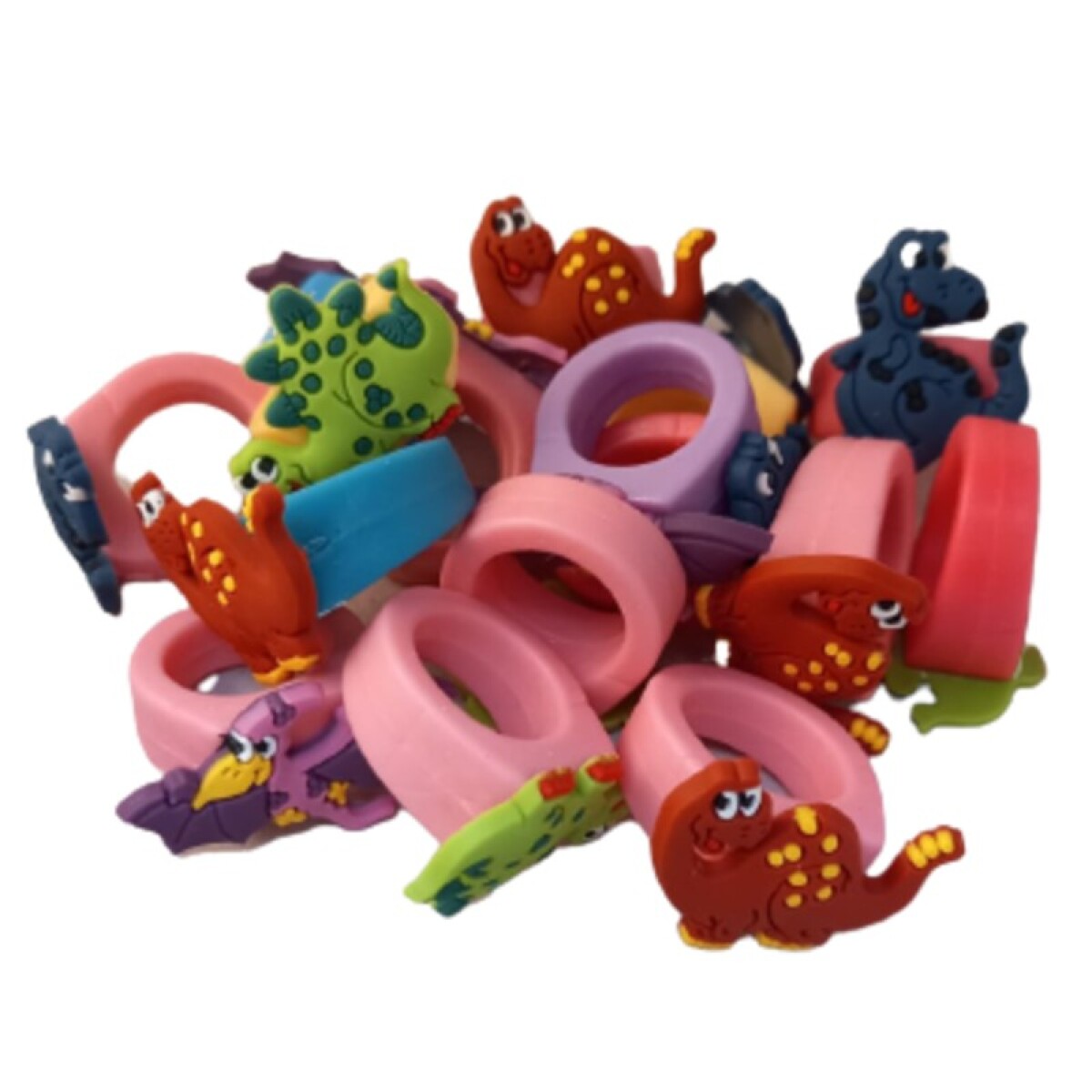 Anillos de Goma - Dinosaurios 