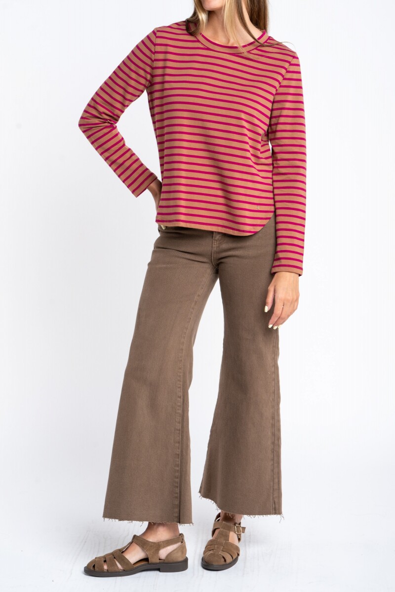 Remera Rayada Algodón Multi