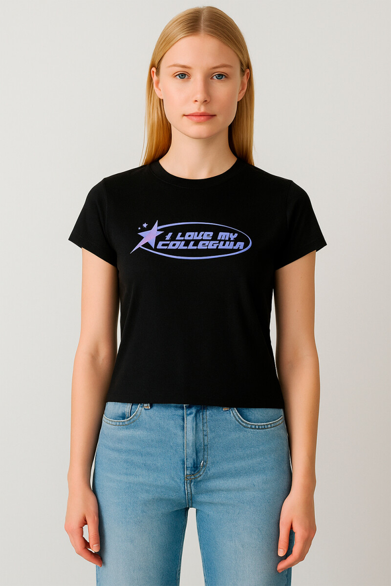 Remera Violeta - Estampado 3 