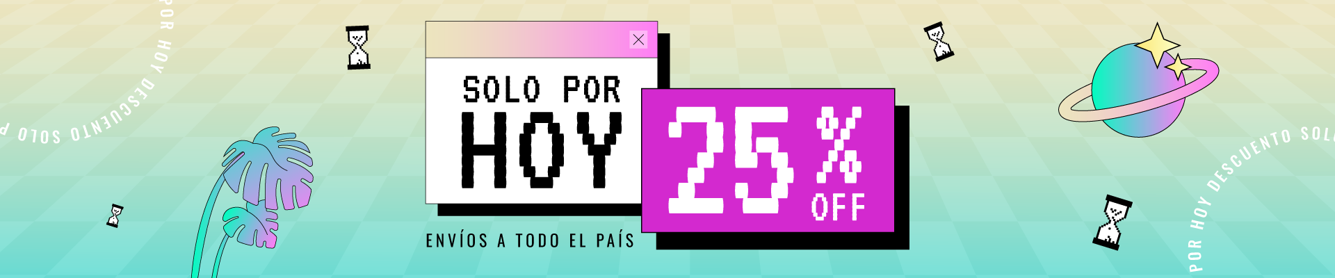 Solo por HOY 20% OFF