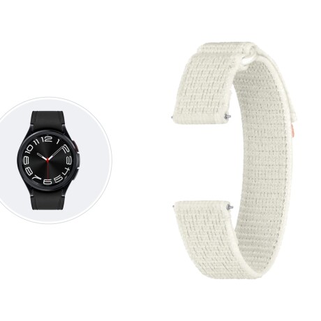 Correa Samsung Fabric Band Slim (S/M) para Galaxy Watch6 Beige