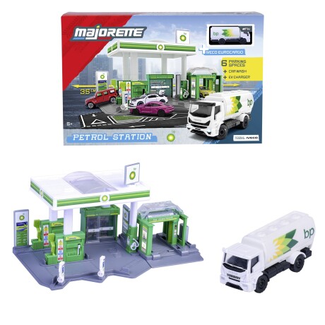 Majorette estacion de servicio + vehiculo 001
