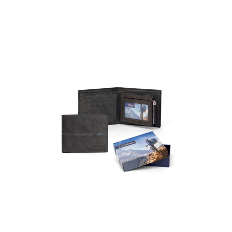Billetera Van Gogh Negro C/ Guarda Gris