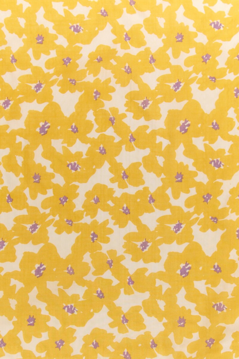 PAÑUELO MINI FLOR AMARILLO