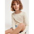 BLUSA ML FEM OFF WHITE