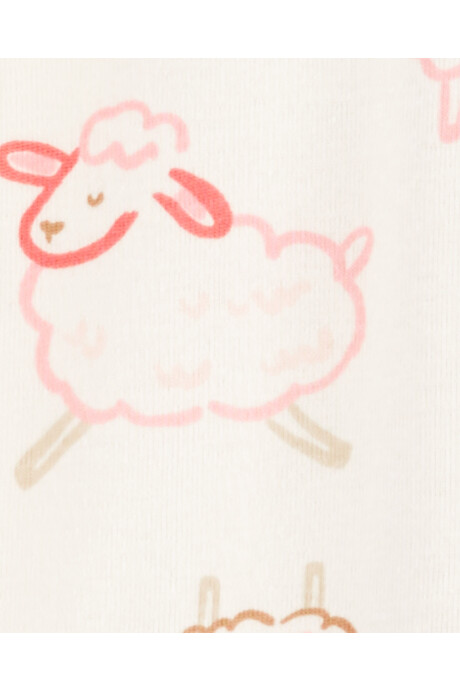 Pijama una pieza de algodón, convertidor, con medias y gorro, diseño ovejas Pijama una pieza de algodón, convertidor, con medias y gorro, diseño ovejas