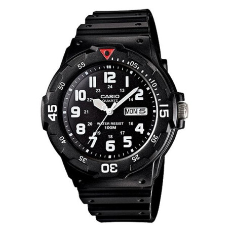 Reloj CASIO MRW200H-1BVDF Resina Negro Esfera 44mm 0