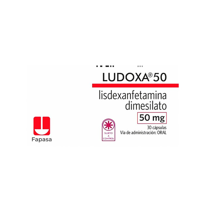 LUDOXA 50 MG. CJ X 30 CAPS. única