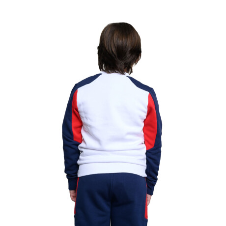 Buzo Infantil Umbro Urbano Nacional JRS Blanco - Azul Marino - Rojo
