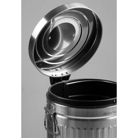 PAPELERA VINTAGE 5L PLASTICO GRIS LJT01