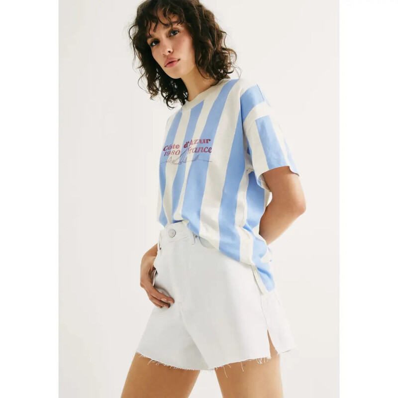 SHORTS FEM BEGE CLARO