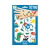 Set x50 Tatuajes removibles para niños Animales