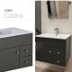 MOBILIARIO BAÑO BACHA MUEBLE DE COLGAR LOZA GAMAS DE MARRON GAMAS DE MARRON