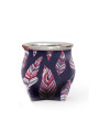 MATE DE CERÁMICA CHICO DELTA PLUMAS MULTICOLOR
