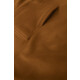Buzo Manta Con Capucha Polar y Corderito unisex Marrón