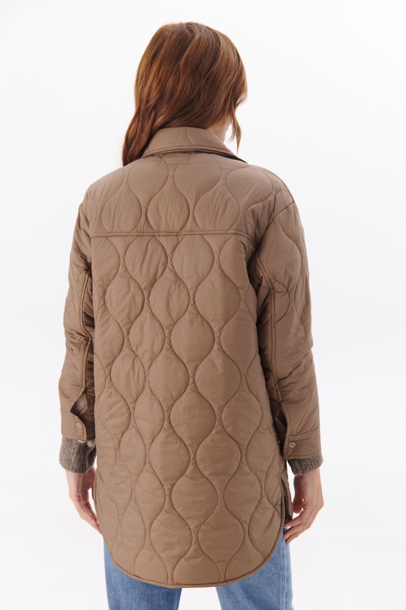 CHAQUETON MATELASSE BEIGE