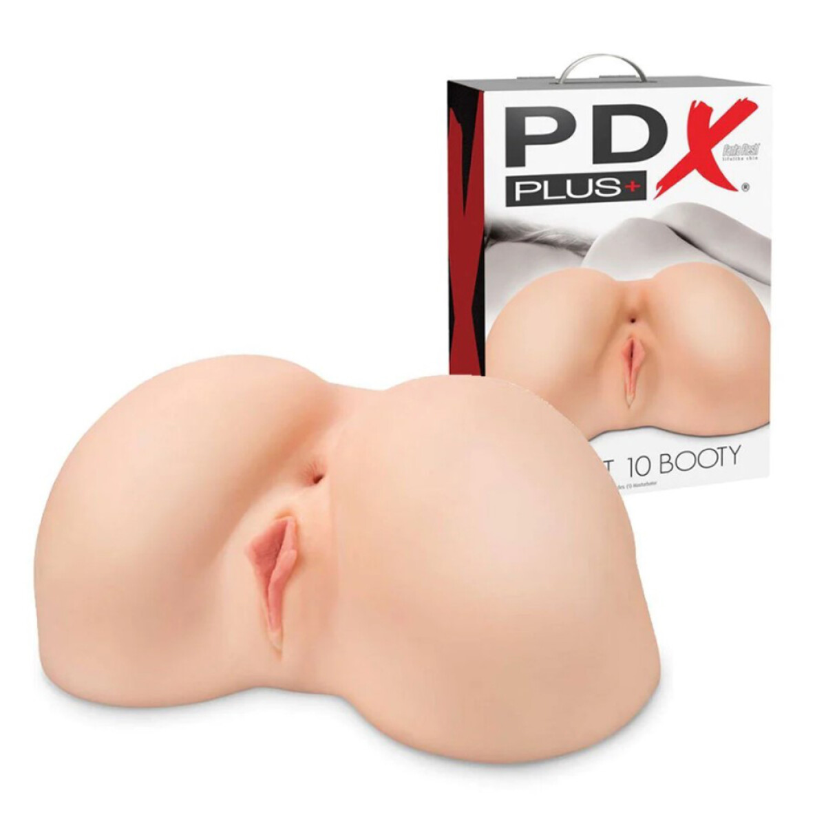 PDX Plus Perfect 10 Booty Masturbador Realístico Ano y Vagina 