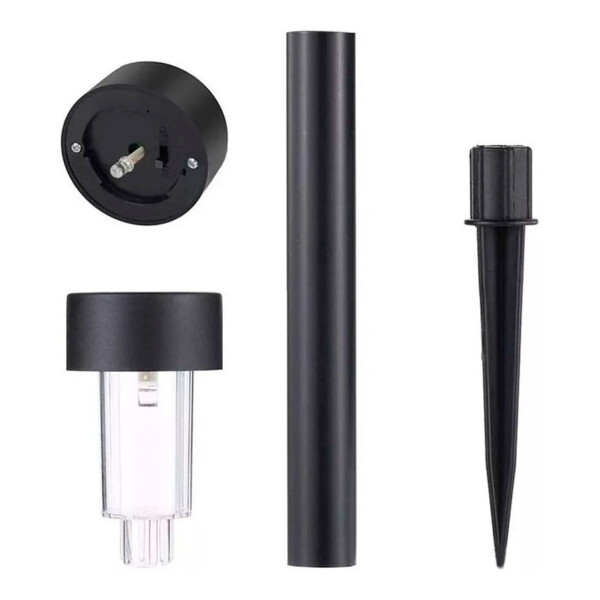Lampara Luz Solar Recargable Led Jardín Farol Césped X10 Variante Cálida