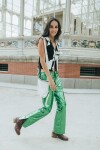 Leather Jeans Galácticos Verde
