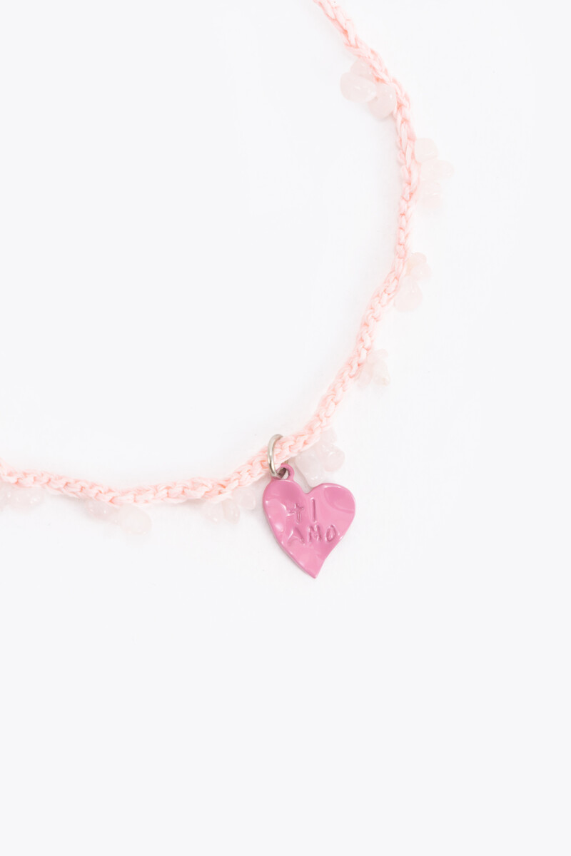 COLLAR HEART Rosa