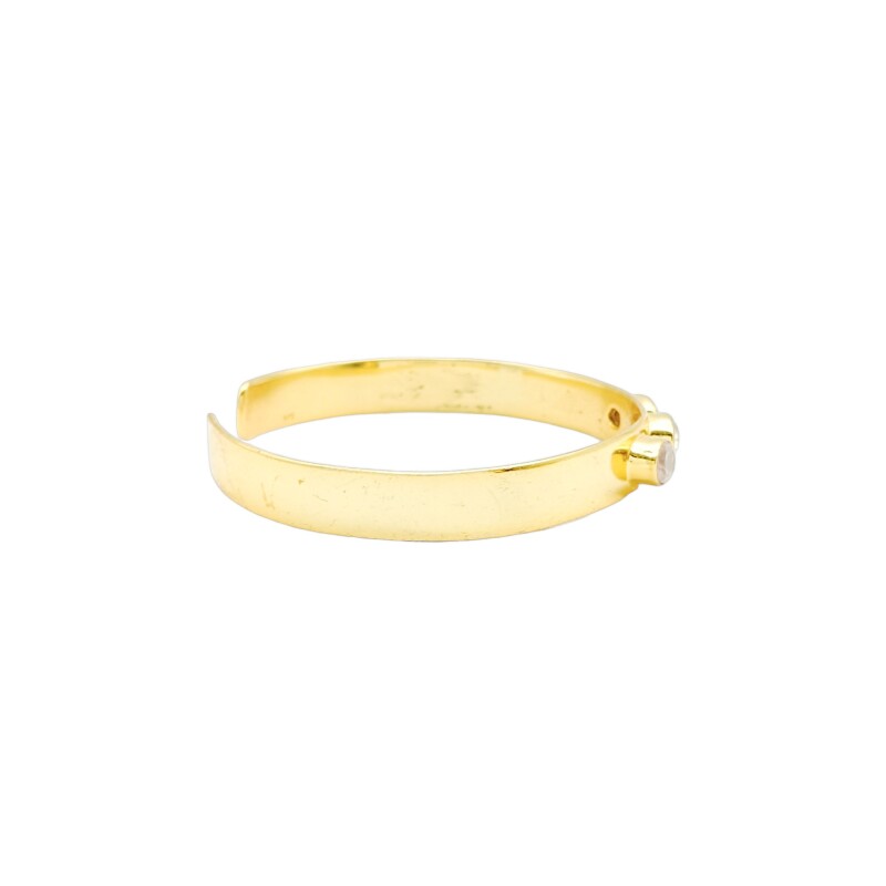 Brazalete Jaipur-Plata Rodinada con micra oro 18k-Piedra Cuarzo rosa-BR2005 Conpiedra