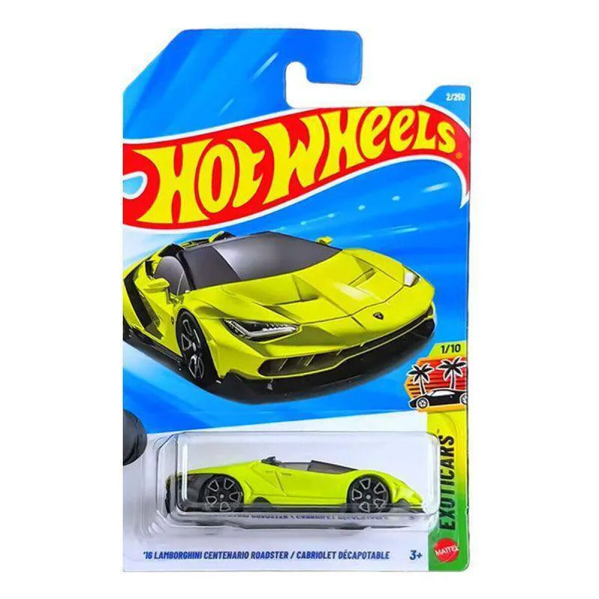 Auto Hot Wheels - ´16 Lamborghini Centenario Roadster / Cabriolet Décapotable 