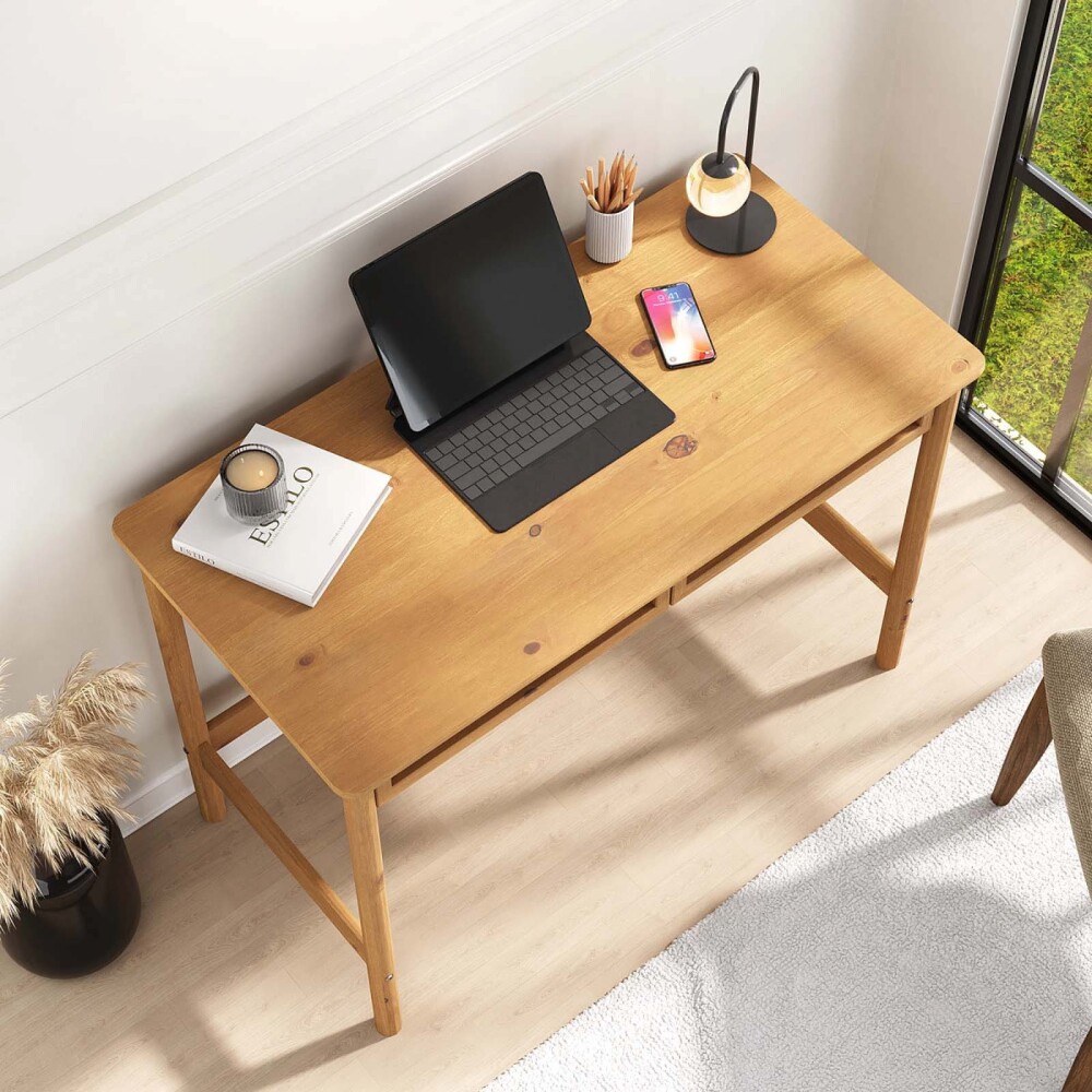 ESCRITORIO MADERA MARRON TISIFO