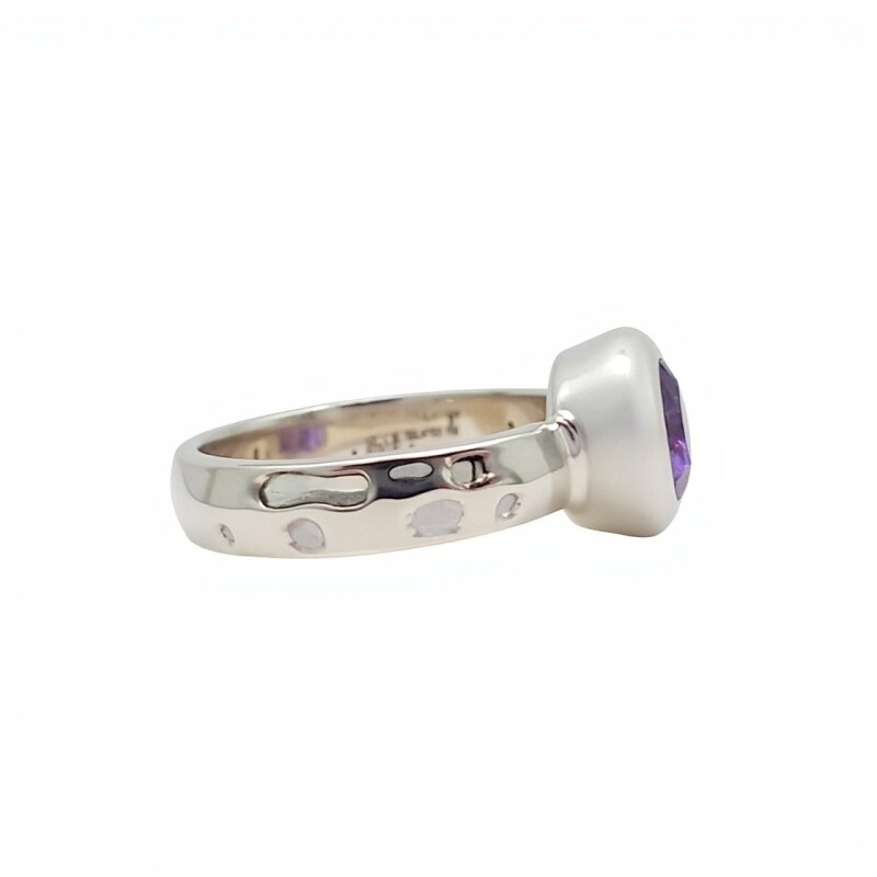 Anillo Oval-Plata 925-Con Amatista-AN4656 conpiedra