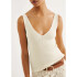 BLUSA SM FEM OFF WHITE