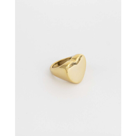 Anillo Bold Corazón Dorado