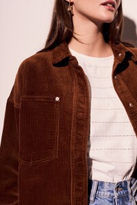 Sobrecamisa Corduroy Marrón