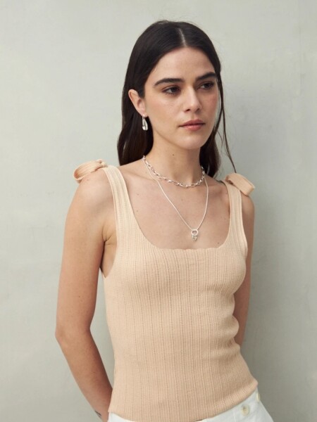 TOP D.CASSIN BIRDIES BEIGE