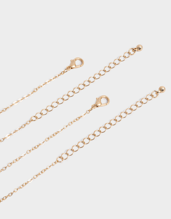 Collares Infantiles Con frutas Dorado