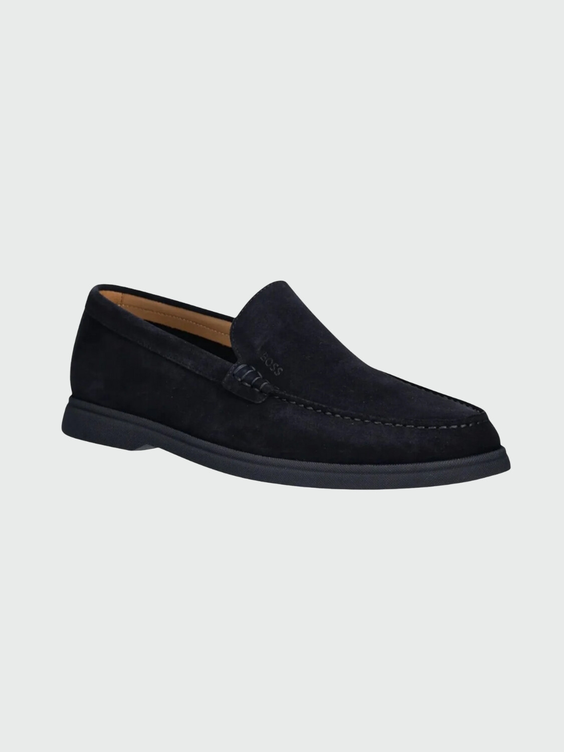BOSS - Mocasines Suede Loafers Azul