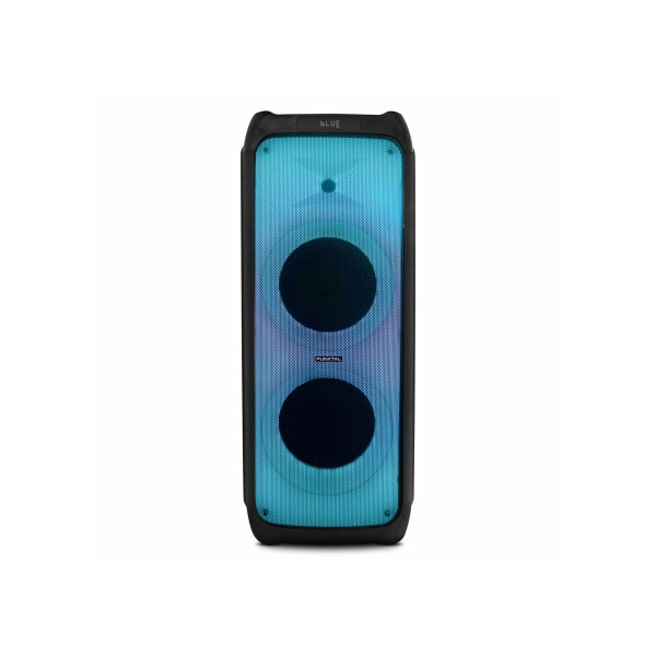 PARLANTE ACTIVO 10" X 2" -RADIO 18000 PMPO-MICROFONO -C REMOTO negro