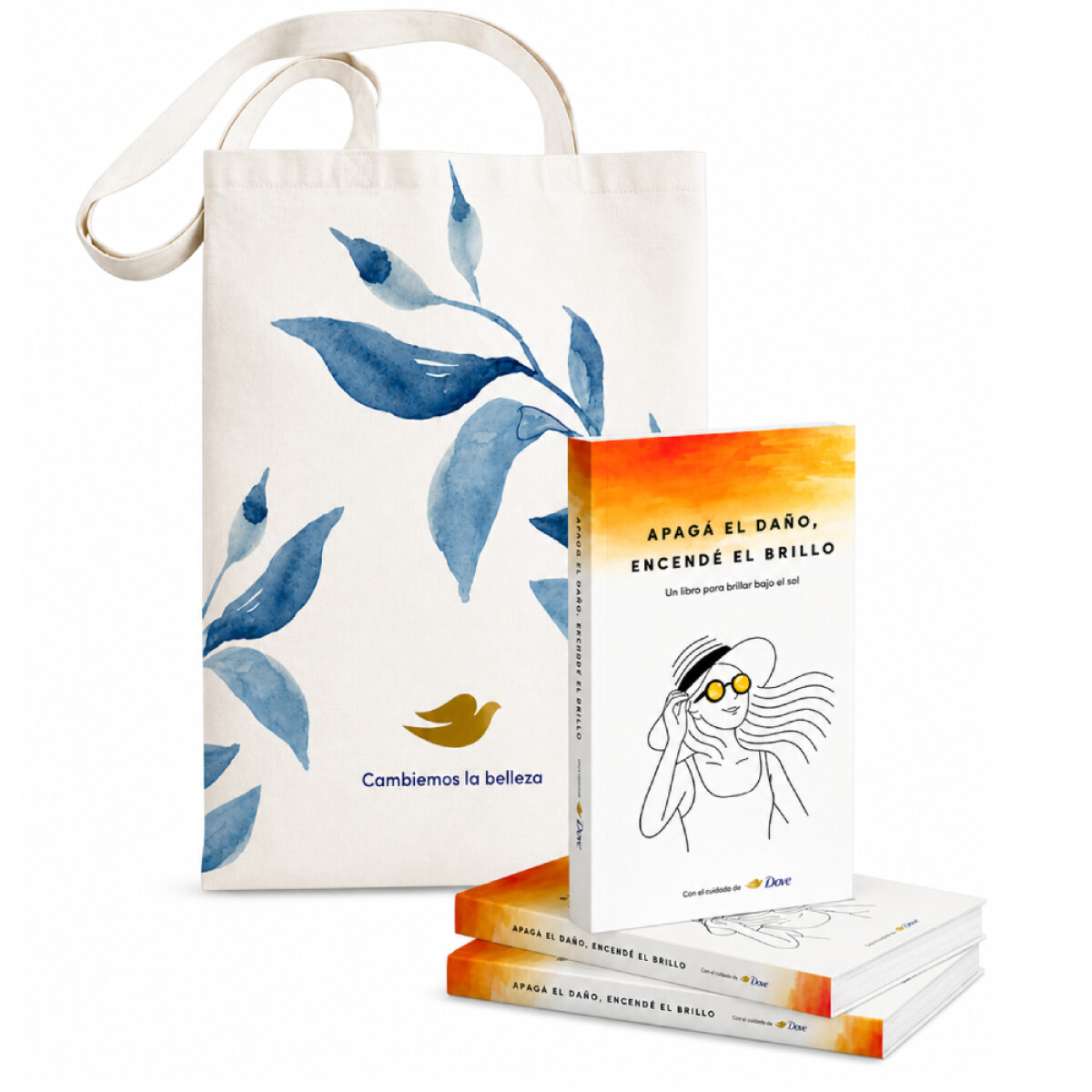 Regalo por Compra DOVE Tote y Libro 