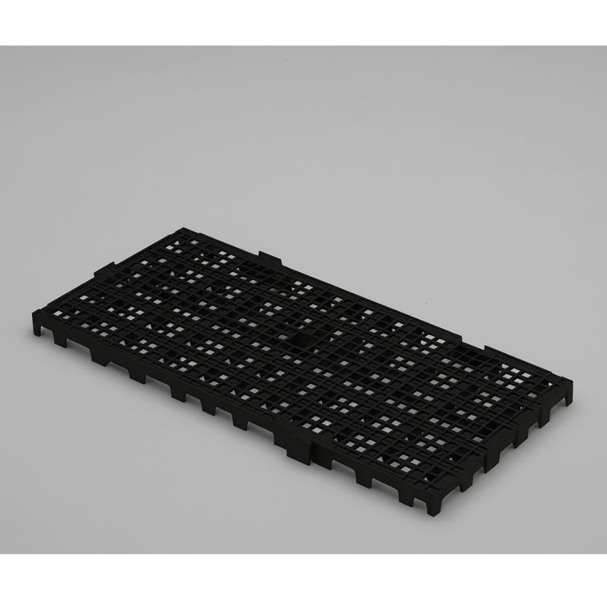 PALLET PLATAFORMA ENCASTRABLE 50X25CM NEGRO 
